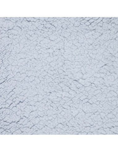 Tissu sherpa - Gris bleu