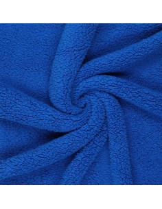 Tissu sherpa - Bleu