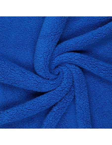 Tissu sherpa - Bleu