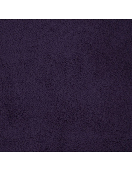 Tissu sherpa - Violet foncé
