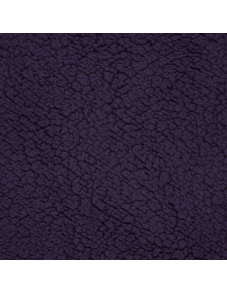 Tissu sherpa - Violet foncé