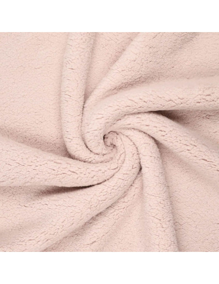 Tissu sherpa - Nude