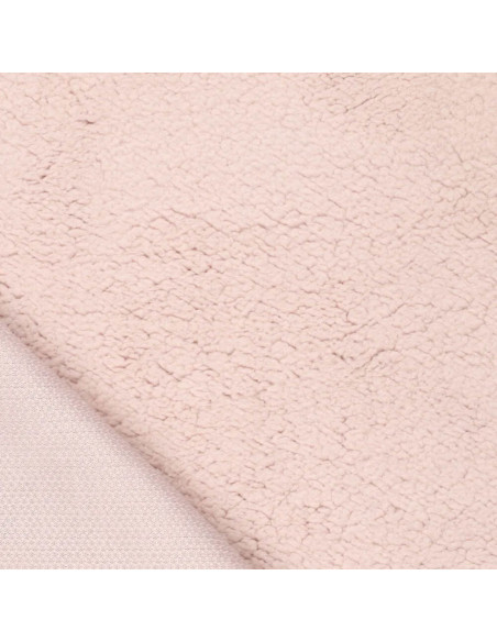 Tissu sherpa - Nude