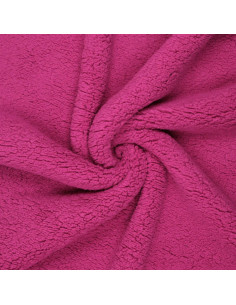 Tissu sherpa - Fuchsia