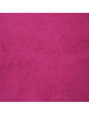 Tissu sherpa - Fuchsia