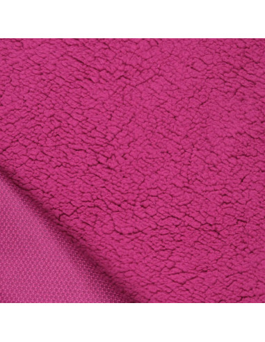 Tissu sherpa - Fuchsia