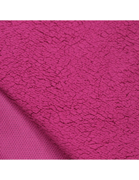 Tissu sherpa - Fuchsia