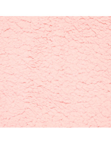 Tissu sherpa - Rose layette