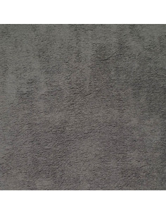 Tissu sherpa - Gris foncé 2