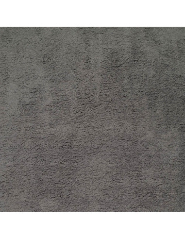 Tissu sherpa - Gris foncé