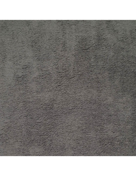 Tissu sherpa - Gris foncé