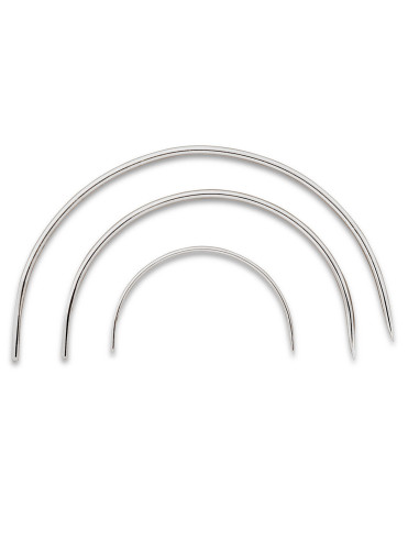 Aiguilles courbes pour bourrelier