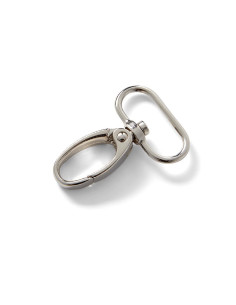 Mousqueton métal 25 x 45 mm - Argent 2