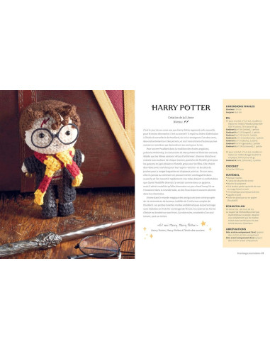 Livre Harry Potter la magie du crochet amigurumi