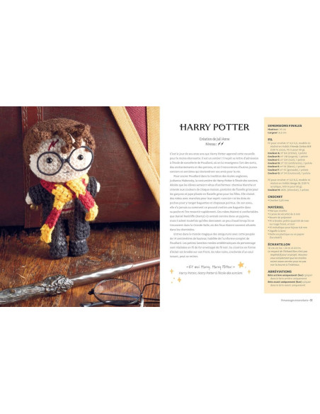 Livre Harry Potter la magie du crochet amigurumi