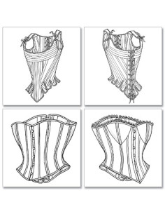 Patron de corsets 18ème et 19ème siècles - Butterick 4254