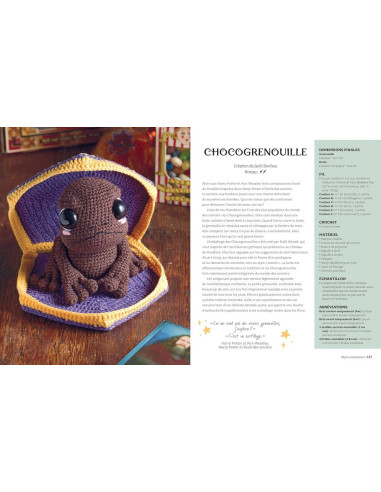 Livre Harry Potter la magie du crochet amigurumi