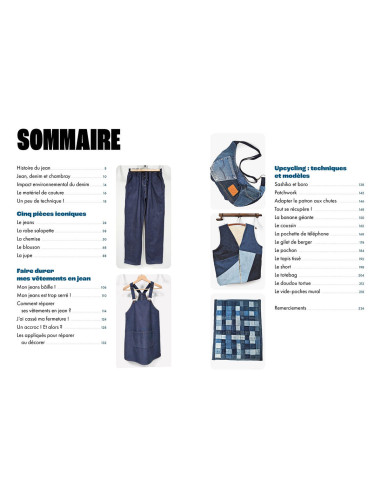 Livre coudre le jean