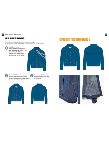 Livre coudre le jean