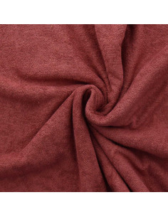 Tissu micro éponge viscose - Paprika