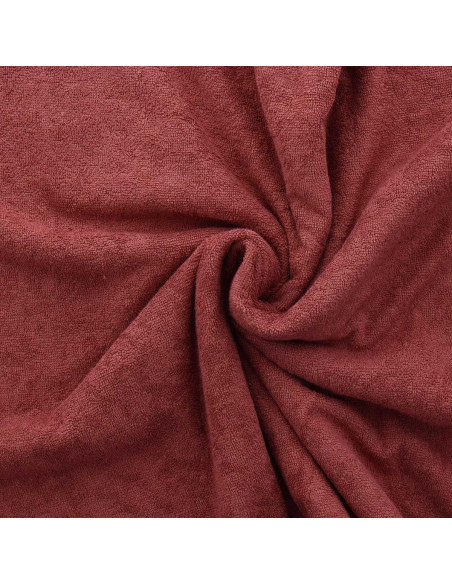 Tissu micro éponge viscose - Paprika