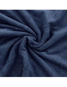 Tissu micro éponge viscose - Indigo
