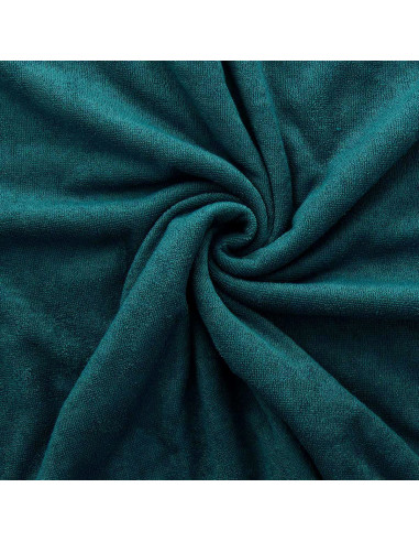 Tissu micro éponge viscose - Paon