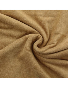 Tissu micro éponge viscose - Camel