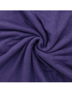 Tissu micro éponge viscose - Violet
