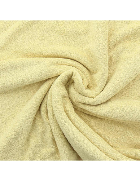 Tissu micro éponge viscose - Vanille