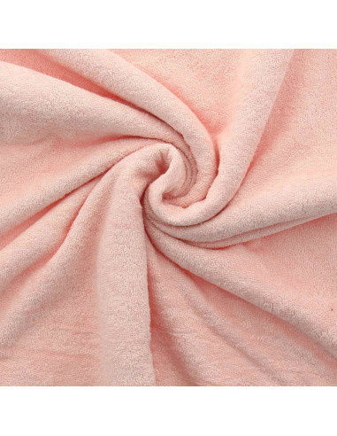 Tissu micro éponge viscose - Blush