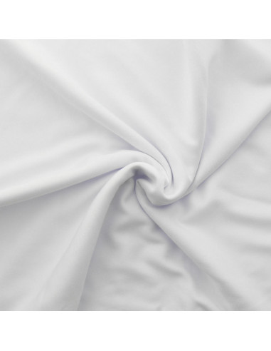 Tissu sweat polaire alpine - Blanc
