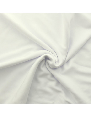 Tissu sweat polaire alpine - Blanc cassé