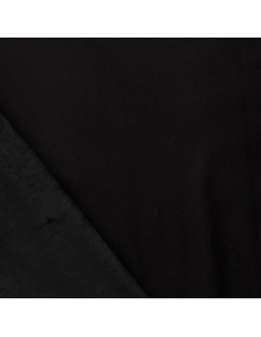 Tissu sweat polaire alpine - Noir