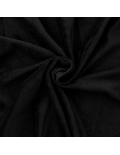 Tissu sweat polaire alpine - Noir 2