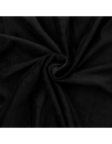 Tissu sweat polaire alpine - Noir