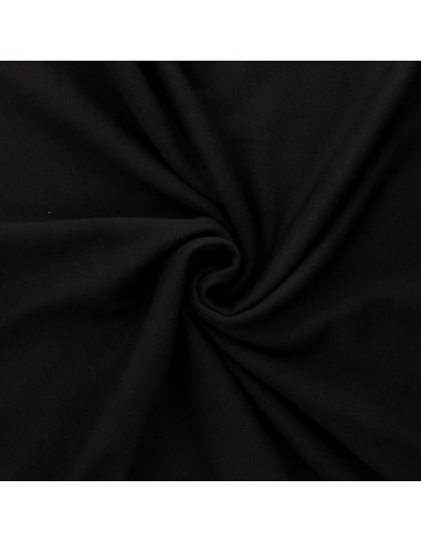 Tissu sweat polaire alpine - Noir