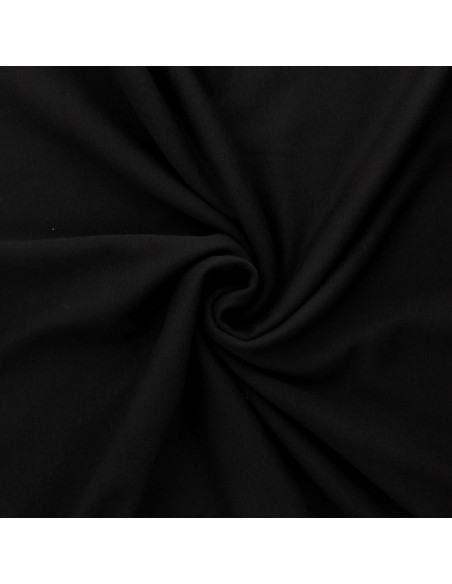 Tissu sweat polaire alpine - Noir