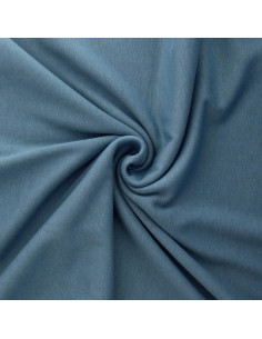 Tissu sweat polaire alpine - Bleu acier 2