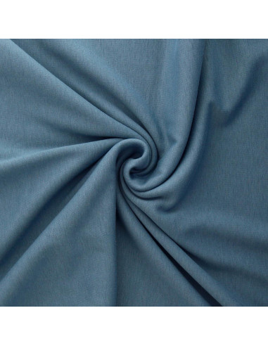 Tissu sweat polaire alpine - Bleu acier