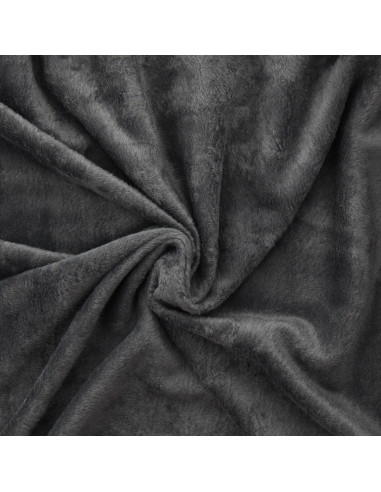 Tissu sweat polaire alpine - Gris moyen chiné
