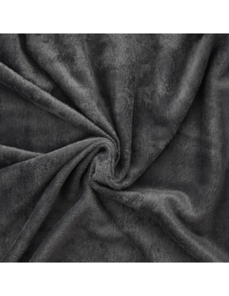 Tissu sweat polaire alpine - Gris moyen chiné