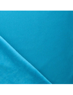Tissu sweat polaire alpine - Bleu turquoise