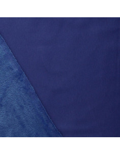 Tissu sweat polaire alpine - Bleu indigo