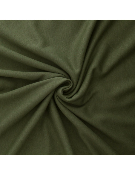 Tissu sweat polaire alpine - Vert mousse