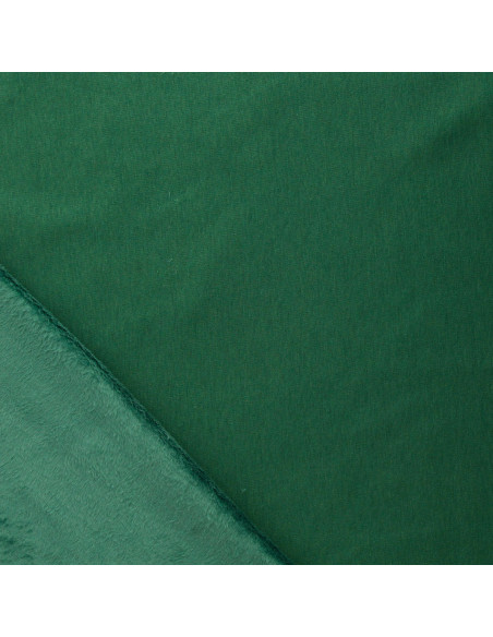 Tissu sweat polaire alpine - Vert foncé