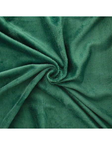 Tissu sweat polaire alpine - Vert foncé