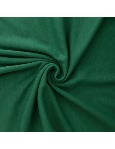 Tissu sweat polaire alpine - Vert foncé