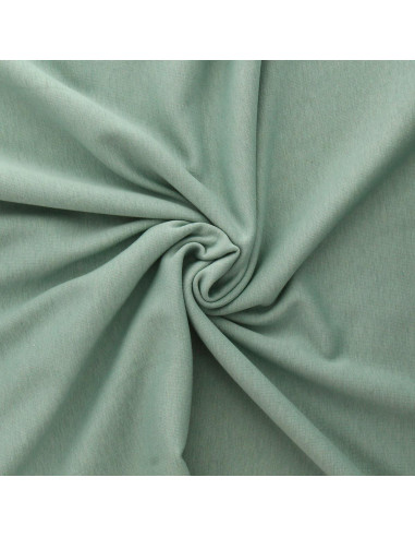 Tissu sweat polaire alpine - Vert de gris