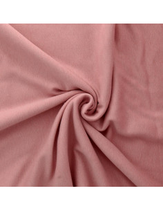 Tissu sweat polaire alpine - Vieux rose 2
